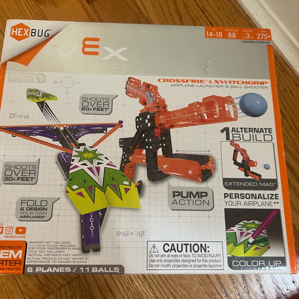 HEXBUG Vex Robotics Crossfire and SwitchGrip Combo